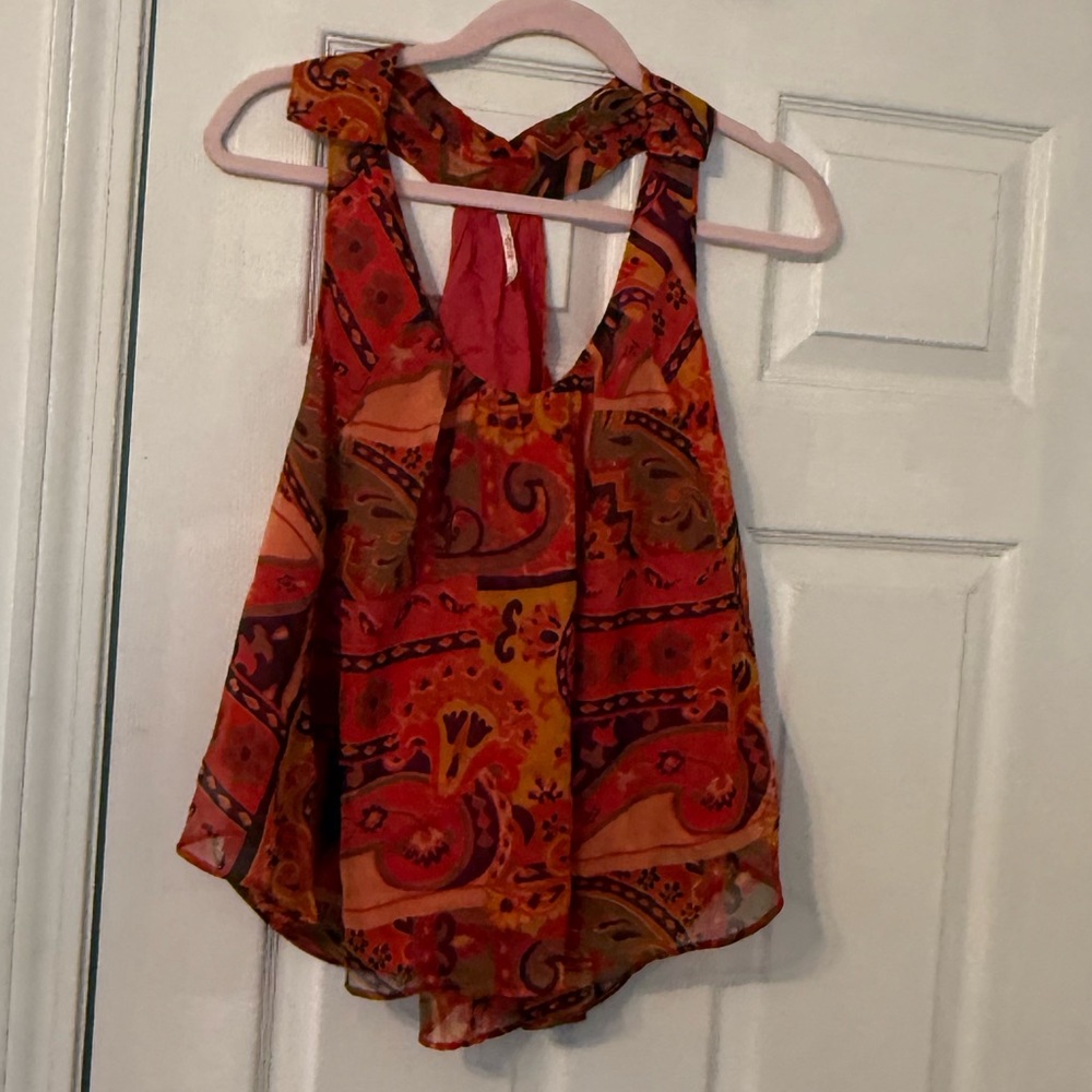 Free people Y2K floral baby doll cami size SP